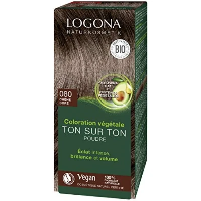 Imagen de Logona Colorante vegetal castaño dorado 080 100gr. 1 Unidad 100 g