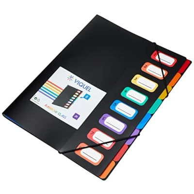 Imagen de Viquel Rainbow Class Carpeta clasificadora (8 posiciones)