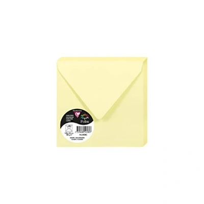 Imagen de Clairefontaine 50078 C Pack de 20 sobres Pollen 140 x mm, color Canari 14 0.10