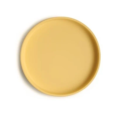 Imagen de mushie Platos de Silicona para Niños con Ventosa Antideslizante Accesorios Aprendizaje Bebés y Pequeños Resistente al Lavavajillas Microondas Daffodil