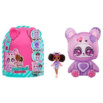 Imagen de L.O.L. Surprise! Tweens Costume Surprise Muñeca de Moda Hoops Cutie con Disfraz Hinchable Panda Morado y Sorpresas Que Incluyen Fabulosas Prendas Accesorios Ideal para Niños +4 Años