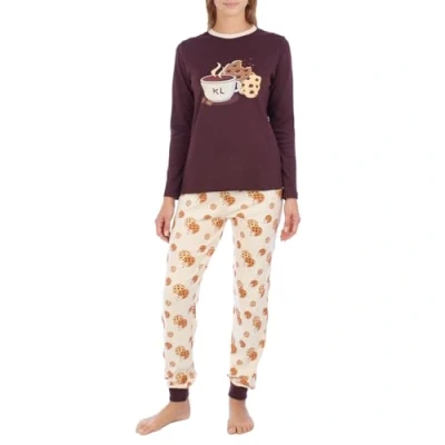 Imagen de Pijama Mujer Invierno KLP1. de algodón, Largo, Mujer, Ropa Dormir