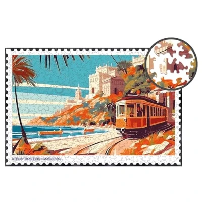 Imagen de Milliwood Hello Traveler Encantador Juego de Rompecabezas Maravilloso Entretenimiento para Toda la Familia Forma Irregular Mallorca 51x34cm 500 Piezas