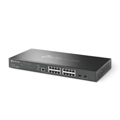 Imagen de TP LINKTP Link SG3218XP M2 Omada 16 Port 2.5GBASE T and 2 10GE SFP+ L2+ Managed Switch with 8 P