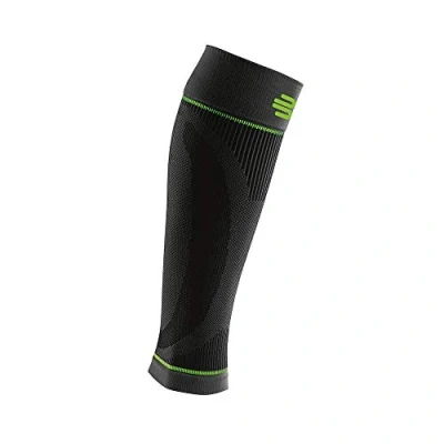 Imagen de 1 par de mallas compresión Bauerfeind, para la pantorrilla tanto izquierda como derecha, deportes pelota y resistencia, fortalecimiento muscular, color Negro, tamaño XL kurz