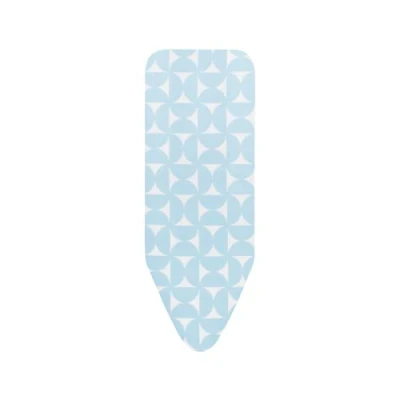 Imagen de Brabantia Funda para Tabla de Planchar C 124 x 45 cm Juego Completo 100% Algodón &amp; Capa Espuma Duradera 8 mm Planchas Normales Vapor Lavable Fresh Breeze