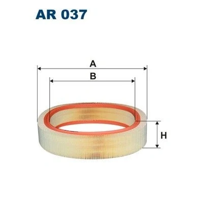 Imagen de FILTRON AR 037 Filtro de aire 84 408 Cartucho filtrante MERCEDES BENZ: W124 Berlina, Clase E S Berlina