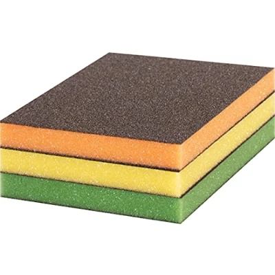 Imagen de Bosch Professional 3X Esponjas Expert S473 convencionales (para Madera Blanda, Pintura sobre Madera, 98 x 120 13 mm, Grado de finura Medio/Fino/Muy Fino, Accesorios Lijado Manual)