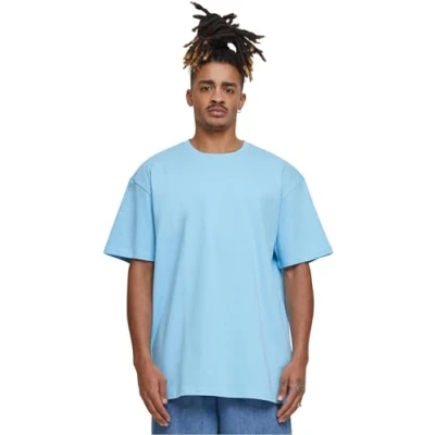 Imagen de Build Your Brand By102 Heavy Oversize tee Camiseta, Azul báltico, XS Hombres