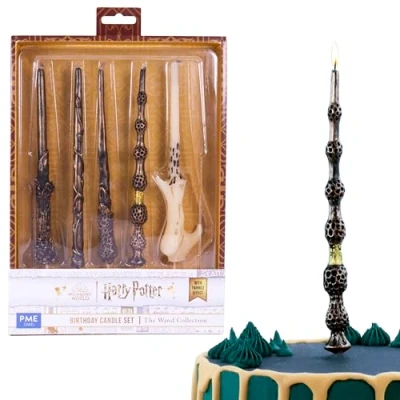 Imagen de PME Harry Potter Set de Velas Varitas Brillantes para celebrar cumpleaños (Set 5)