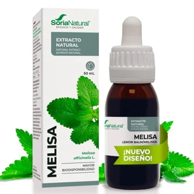 Imagen de Soria Natural Melisa Extracto en Gotas Ayuda a la relajación Posee propiedades digestivas 100% estados de nerviosismo Frasco 50 mL.