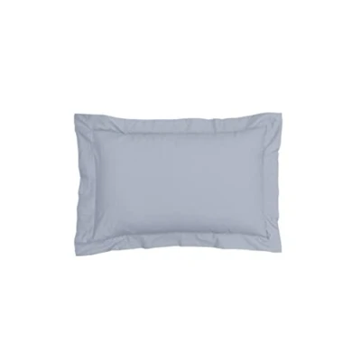 Imagen de Sleepdown Fundas de Almohada 100% algodón Puro, Paquete Dos Oxford, lujosas, Suaves y acogedoras, Color Gris, 48 x 74 5 cm