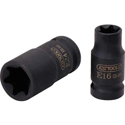 Imagen de KS TOOLS 515.0970 Cubos insertables 30 E4 10 (3/8&quot;) Perfil en E, Torx exterior