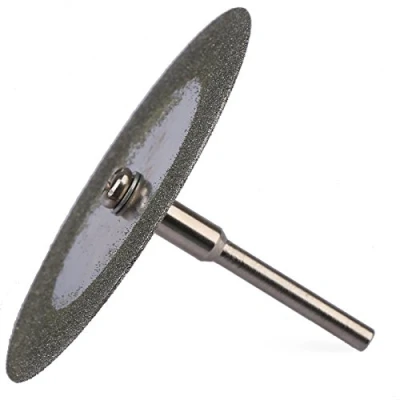 Imagen de Hicello 5 discos de corte acero al carbono 60 mm, mini hoja sierra diamante mm con conexión vástago 3 para taladro, herramienta giratoria