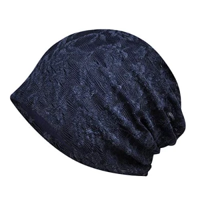Imagen de Asudaro Mujer Turbante Algodón Pañuelo Hijia Gorro Sombreros Señoras Quimio Verano Elegante Bufanda para Cáncer, Quimioterapia, Pérdida De Cabello, Sueño, Musulmanes
