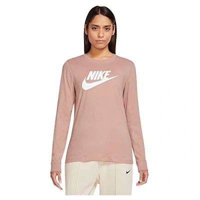 Imagen de Nike, Essential Icon Futura Camiseta Rose Whisper, White M