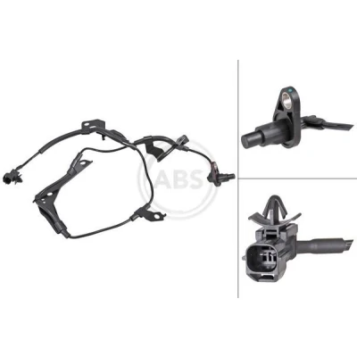 Imagen de A.B.S. 32001 Sensor de ABS MITSUBISHI: L200 / Triton V Pick up