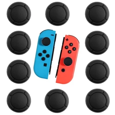 Imagen de Agarres para el Pulgar,10 PCS Tapas de Silicona Joystick Repuesto Protectora Nintendo Switch Lite y Controlador OLED