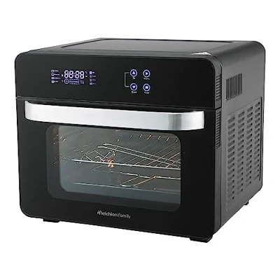 Imagen de Melchioni Family Combo Freidora de Aire y Horno VITTORIA, 24 litros Capacidad, + Estático Ventilado con 11 Programas, 45 230, Color Negro