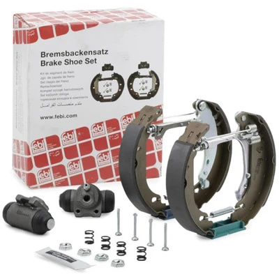 Imagen de FEBI BILSTEIN 37500 Kit frenos, disco de tambor Eje trasero con cilindro freno rueda, accesorios, material montaje añadido