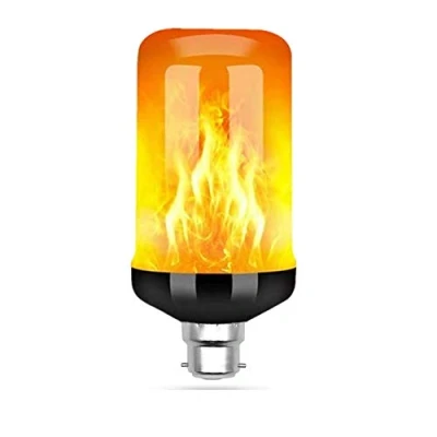 Imagen de KANKOO Bombilla Efecto Fuego Led de Bayoneta E27 luz B22 b22,1pack