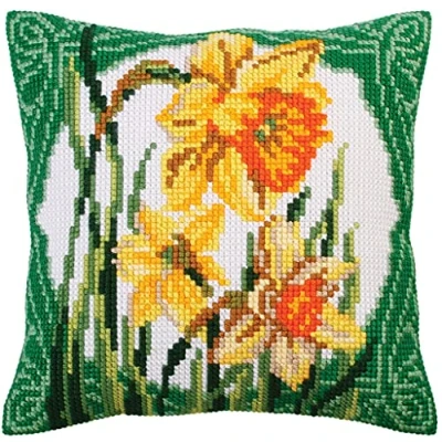 Imagen de Collection d&#039;Art Kit COJÍN/NARCISSUS/40 x 40, Multicolor, 40 cm