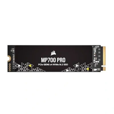 Imagen de Corsair MP700 Pro 2TB SSD NVMe 2.0 M.2 PCIe Gen5 x4 de 2 TB 2280 Lectura Secuencial hasta 12.400 MB/s NAND TLC Alta Densidad Negro