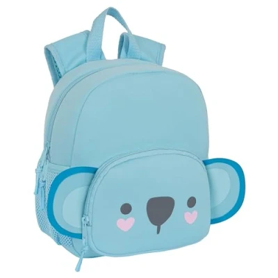 Imagen de Safta KOALA Mochila Neopreno, Infantil, Ideal para Niños de Diferentes Edades, Cómoda y Versátil, 20x9x25 cm, Color Azul Claro