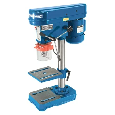 Imagen de Silverline Tools 262212 Taladro de columna 250 mm, 350 W, Negro, Azul