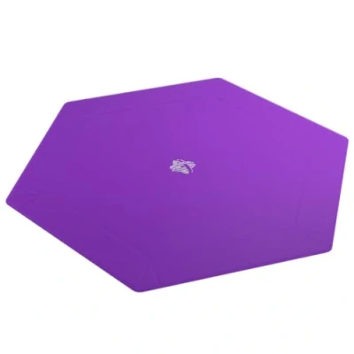 Imagen de Magnetic Dice Tray Hexagonal Black/Purple