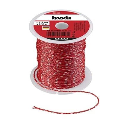 Imagen de Kwb 9251 20 Albañil guita 100 m, 1.2 mm, de color rojo,