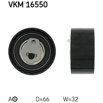 Imagen de SKF VKM 16550 Polea tensora, correa dentada RENAULT: Megane 1 Classic, I Grandtour, CLIO 2