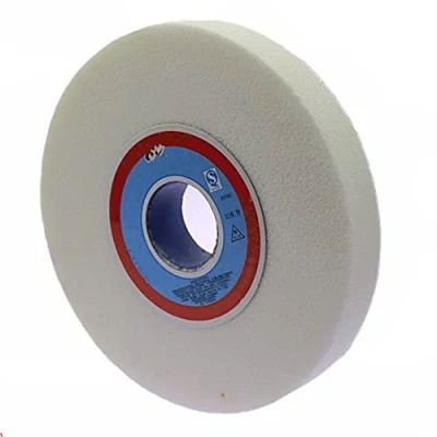 Imagen de GOONSDS Rueda De Molienda, Banco Y Pedestal Blanco Corundo, OD: 150 Mm, Diámetro del Orificio: 32 Grueso: 20 Mm 1Pc,120 Grit
