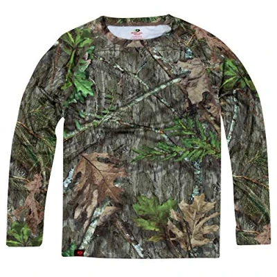 Imagen de Mossy Oak Playera de Manga Larga para Hombre, diseño Camuflaje, Larga, 96003, Obsesión, Large