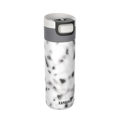 Imagen de Kambukka Botella infantil 400 ml resistente al agua A manchas y olores Duradero los golpes Apto para lavavajillas con pajita Modelo Lagoon Kiss Frog