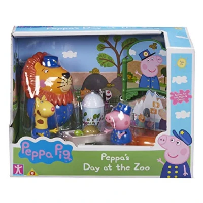 Imagen de Peppa Pig Day At The Zoo Leo Lion Set