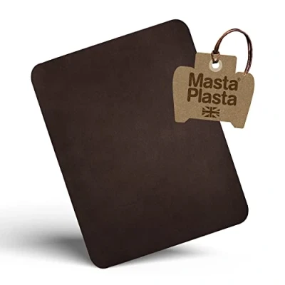 Imagen de MastaPlasta Parche de Reparación Ante Autoadhesivo Marrón 28 cm x 20 cm. con estándar tapicería para sofás, Asientos automóvil, Bolsos y más