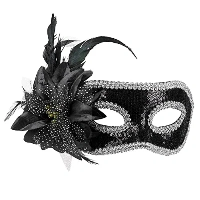 Imagen de Boland 31166 Máscara Flor Venecia, color negro, Talla única (Ciao Srl 31166)