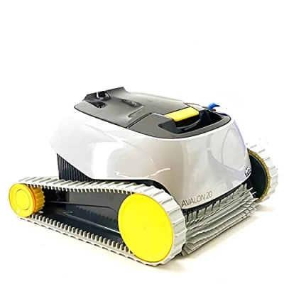 Imagen de Dolphin Avalon 20 Robot Limpiafondos de Piscina Automático Cubre hasta 10 m Limpia Fondo y Paredes Diseño Compacto, Cómodo Ligero Accesorios Garantía 2 Años