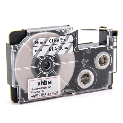 Imagen de vhbw casete de cinta cartucho 9mm para Casio KL 60, 120, 70E, 100E, 300, 750E, 780, 1500, 7000 por XR 9X, 9X1.