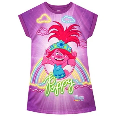 Imagen de Trolls Camisón para niñas Poppy Morado 9 10 Años