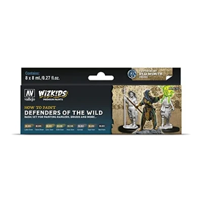Imagen de Acrylicos Vallejo 080255 WizKids Defenders of The wild, 8 x ml, ml (paquete de unidades)