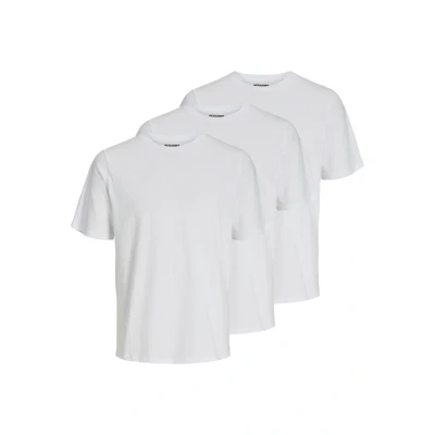 Imagen de Jack &amp; Jones Jacunder TEE CREW NECK 3 PACK Camiseta interior, Hombre, Talla: Small, White