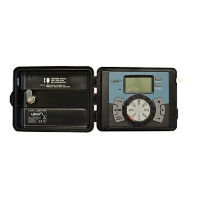 Imagen de S&amp;M Orbit 94899 Programador de riego automático Easy Set Logic con Tapa 9 Zonas