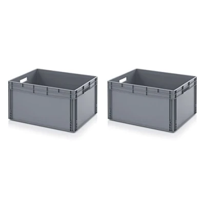Imagen de 2 x Euro de cajas Box 80 60 42 cm incluye ZOLLSTOCK &quot;* unidades