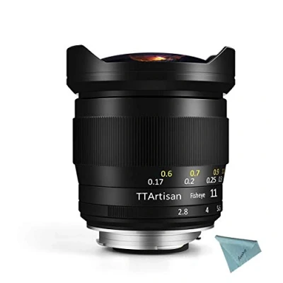 Imagen de TTARTISAN 11mm F2.8 Objetivo de cámara Ojo pez para Montura Nikon Z Fotograma Completo Enfoque Manual Gran Angular