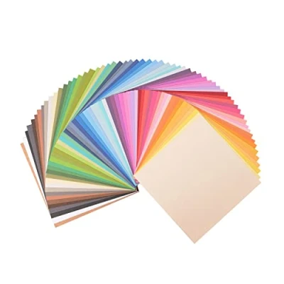 Imagen de Vaessen Creative Cartón de textura lienzo. Papel recortes, papel, 15 x cm, multicolor