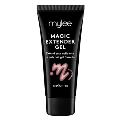 Imagen de MYGEL by Mylee Magic Extender Gel 60g Larga Duración, Aspecto Natural, para Extensión de uñas Principiantes y Profesionales, espesante acrílicas, Nail Art (Nearly Nude)