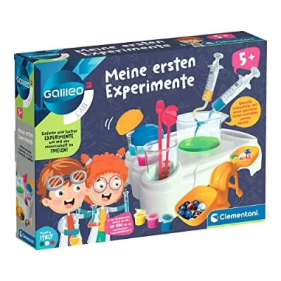 Imagen de Clementoni Galileo Lab Mis Primeros experimentos, emocionantes experimentos para niños en Edad Preescolar, experimentar con Colores, Pesos y Medidas, pequeños investigadores a Partir de 5 años
