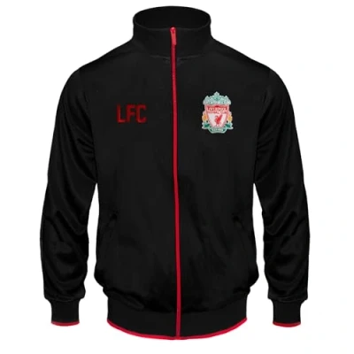 Imagen de Liverpool FC Chaqueta de Entrenamiento Oficial para Hombre Estilo Retro Negro 3XL